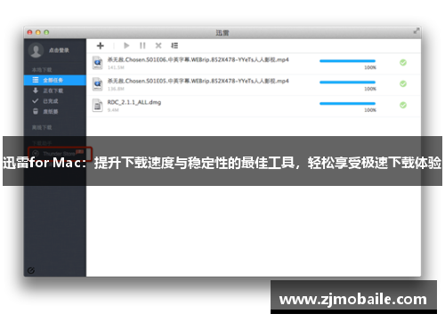 迅雷for Mac：提升下载速度与稳定性的最佳工具，轻松享受极速下载体验